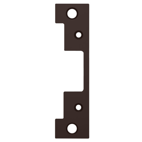 HES 501A 613 Faceplate Only 5000/5200 Series 4-7/8 x 1-1/4 Flat with Radius Corners Oil Rubbed Bronze