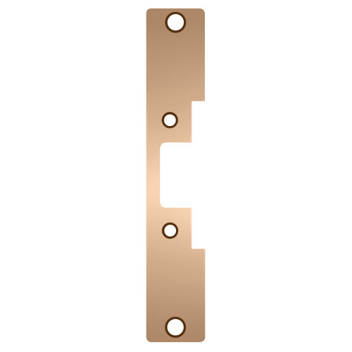 HES 502 612 Faceplate Only 5000/5200 Series 7-15/16 x 1-7/16 Flat with Radius Corners Satin Bronze