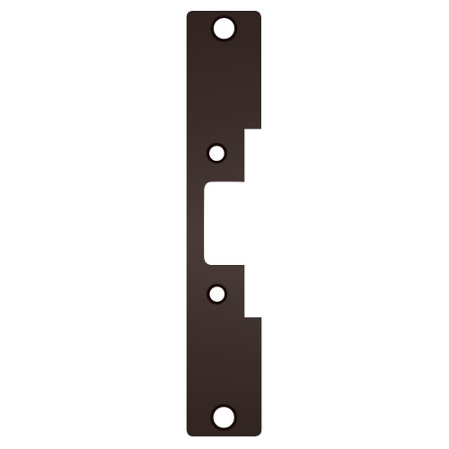HES 502 613 Faceplate Only 5000/5200 Series 7-15/16 x 1-7/16 Flat with Radius Corners Oil Rubbed Bronze 502 613