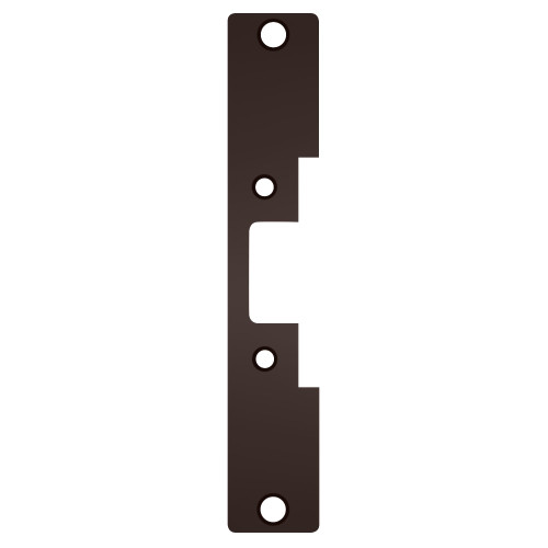 HES 502 613 Faceplate Only 5000/5200 Series 7-15/16 x 1-7/16 Flat with Radius Corners Oil Rubbed Bronze