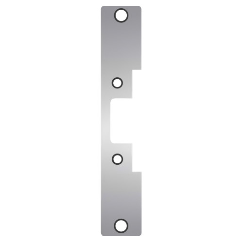 HES 502 630 Faceplate Only 5000/5200 Series 7-15/16 x 1-7/16 Flat with Radius Corners Satin Stainless Steel 502 630