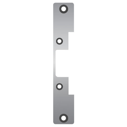 HES 503 630 Faceplate Only 5000/5200 Series 6-7/8 x 1-1/4 Flat with Radius Corners Satin Stainless Steel 503 630