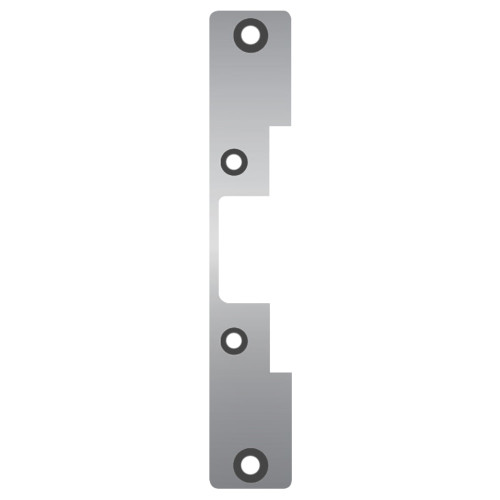 HES 503 630 Faceplate Only 5000/5200 Series 6-7/8 x 1-1/4 Flat with Radius Corners Satin Stainless Steel