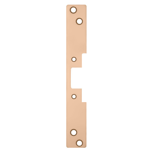 HES 504 612 Faceplate Only 5000/5200 Series 10 x 1-3/8 Flat wit Radius Corners Satin Bronze 504 612