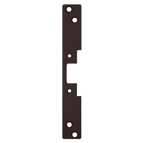 HES 504 613 Faceplate Only 5000/5200 Series 10 x 1-3/8 Flat wit Radius Corners Oil Rubbed Bronze