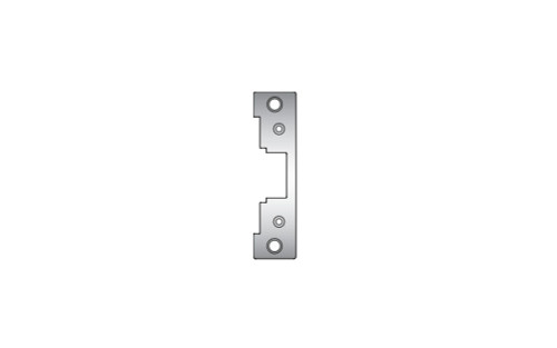HES 791 612 Faceplate Only 7000 Series 4-7/8 x 1-1/4 Flat with Square Corners Satin Bronze