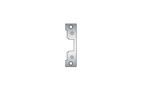 HES 791 BLK Faceplate Only 7000 Series 4-7/8 x 1-1/4 Flat with Square Corners Black Suede Powder Coat Finish 791 BLK