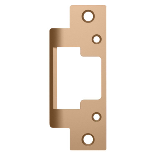 HES 801A 612 Faceplate Only 8000/8300 Series 4-7/8 x 1-1/4 Flat with Radius Corners Satin Bronze