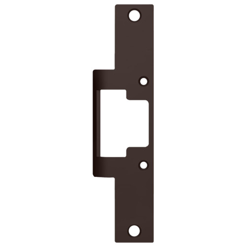 HES 802 613 Faceplate Only 8000/8300 Series 7-15/16 x 1-7/16 Flat with Radius Corners Oil Rubbed Bronze
