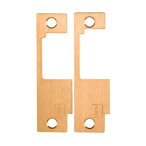 HES 851M 612 Faceplate Only 8500 Series 4-7/8 x 1-1/4 Use with Sargent 8100 8200 9200 Satin Bronze