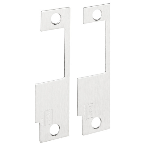 HES 852L 629 Faceplate Only 8500 Series 4-7/8 x 1-1/4 Use with Schlage L9000 Bright Stainless Steel