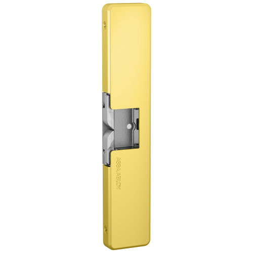 HES 9400-606 Fail Safe/Fail Secure Complete 12/24VDC Electric Strike Surface Mounted 1/2 Thickness Satin Brass 9400-606