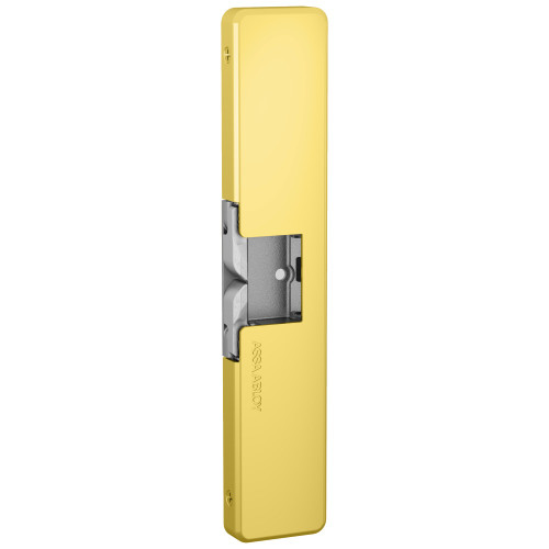 HES 9400-606 Fail Safe/Fail Secure Complete 12/24VDC Electric Strike Surface Mounted 1/2 Thickness Satin Brass