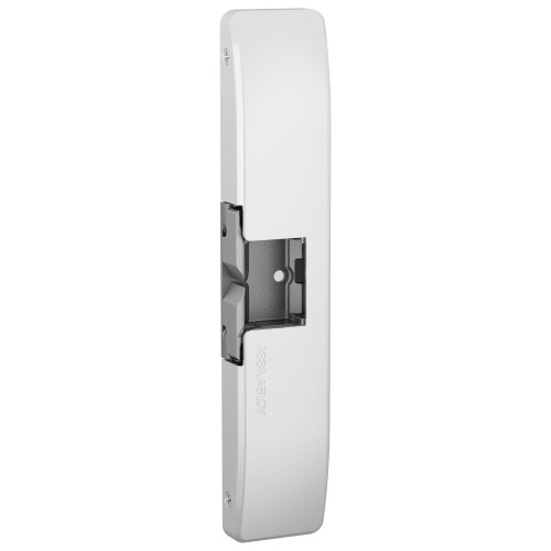 HES 9600-629-LBM Grade 1 Electric Strike Fail Safe/Fail Secure 12/24 VDC Surface Mounted 3/4 Thickness Latchbolt Monitor Bright Stainless Steel Finish