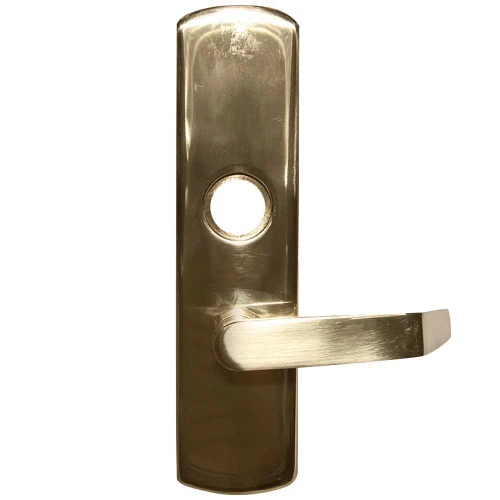 Von Duprin 996L-06-R/V US3 RHR Grade 1 Lever Trim Classroom Function Rim/Vertical Rod Prep 06 Lever with Escutcheon Bright Brass Finish Right Hand Reverse 996L-06-R/V US3 RHR