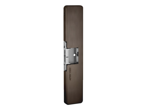 HES 9800-613E Fail Safe/Fail Secure Complete 12/24VDC Electric Strike Surface Mounted Grade 1 1/2 Thick Strike Body Non-Handed Dark Oxidized Bronze Oil Rubbed 9800-613E