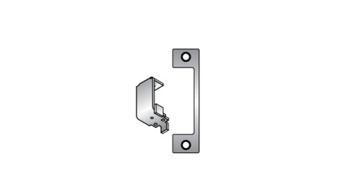 HES HTD 612 Faceplate Only 1006 Series 4-7/8 x 1-1/4 Use with Mortise Locks with 1 Deadbolt Satin Bronze