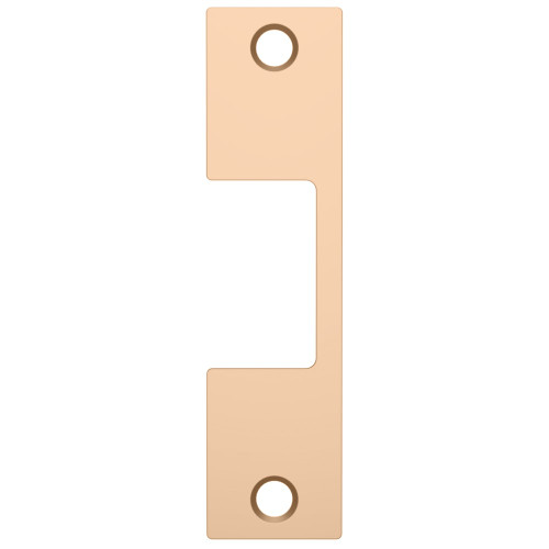 HES J 612 Faceplate Only 1006 Series 4-7/8 x 1-1/4 Use with Cylindrical Locks up to 3/4 Throw Satin Bronze