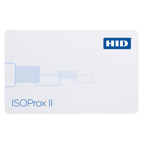 HID 1386LGGMN ISOProx II Graphics Quality PVC Low Frequency White Sequential Matching Card Numbering 