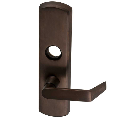 Von Duprin 996L-06-R/V SP313 RHR Grade 1 Lever Trim Classroom Function Rim/Vertical Rod Prep 06 Lever with Escutcheon Dark Bronze Painted Finish Right Hand Reverse 996L-06-R/V SP313 RHR