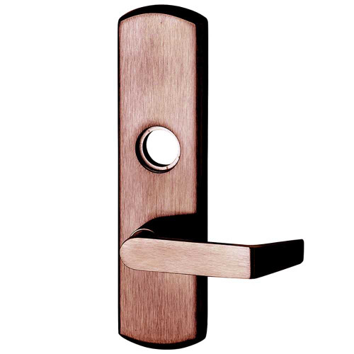 Von Duprin 996L-NL-06-R/V SP313 RHR Grade 1 Lever Trim Night Latch Function Rim/Vertical Rod Prep 06 Lever with Escutcheon Dark Bronze Painted Finish Right Hand Reverse 996L-NL-06-R/V SP313 RHR