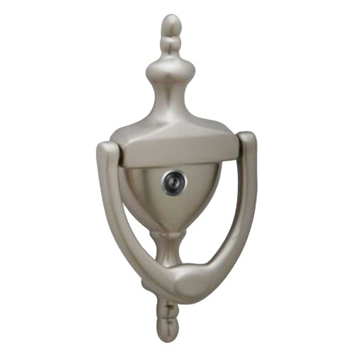 Ives 02-31252U 626 Door Knocker with U701 Viewer Satin Chrome Finish 02-31252U 626
