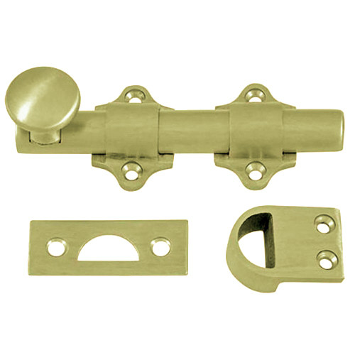 Ives 054B4 Brass Dutch Door Bolt Satin Brass