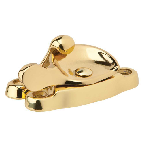 Ives 07A3 Aluminum Window Lock Bright Brass 07A3