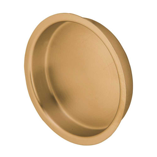 Ives 221B10 Brass Flush Pull 2-1/8 Diameter Satin Bronze 221B10