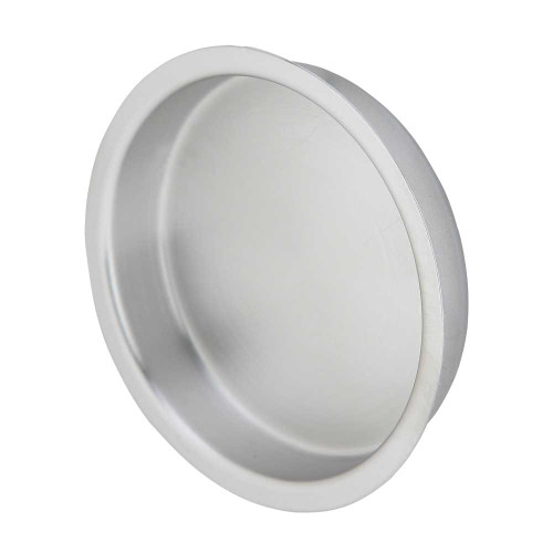 Ives 221B26D Brass Flush Pull 2-1/8 Diameter Satin Chrome 221B26D