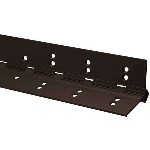 Ives 224HD 83 313AN EPT RH Aluminum Continuous Geared Hinge Full Mortise 1/16 Inset 83 Von Duprin EPT Prep Dark Bronze Anodized Aluminum 224HD 83 313AN EPT RH
