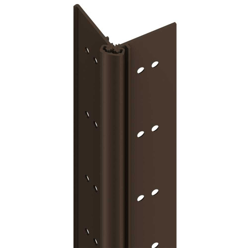 Ives 224XY 83 313AN Aluminum Continuous Gear Hinge Full Mortise Center Loaded Door Edge Protector 1/16 Inset 83 Dark Bronze Finish Non-Handed 224XY 83 313AN