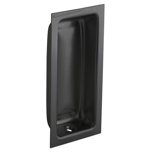 Ives 227B-BLK Brass Flush Pull 3-5/8 H x 1-3/4 W x 9/16 D Matte Black Finish