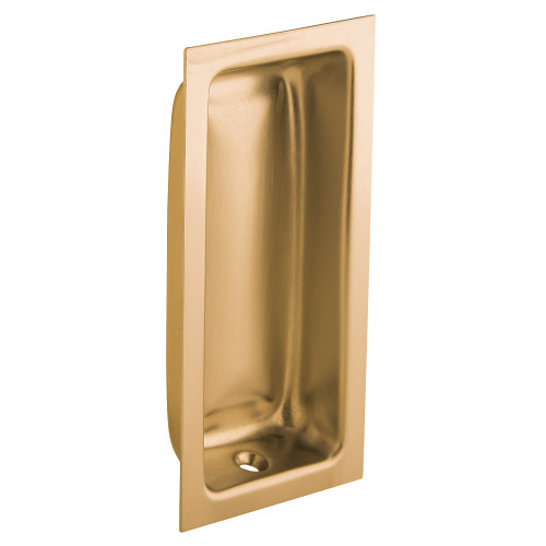 Ives 227B10 Brass Flush Pull 3-5/8 H x 1-3/4 W x 9/16 D Satin Bronze