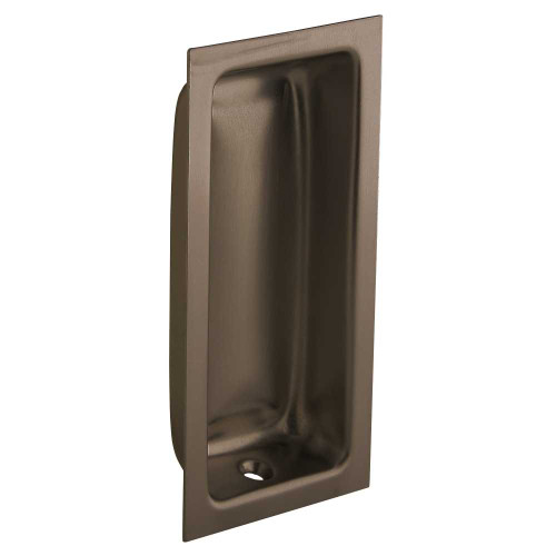 Ives 227B10B Brass Flush Pull 3-5/8 H x 1-3/4 W x 9/16 D Oil Rubbed Bronze 227B10B
