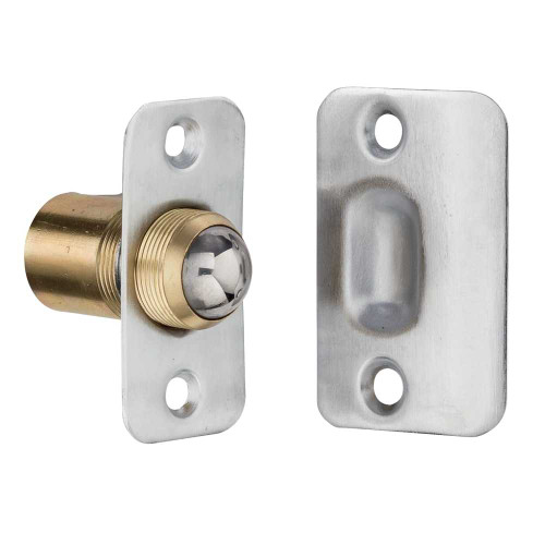 Ives 349B26D Brass Ball Catch Satin Chrome 349B26D