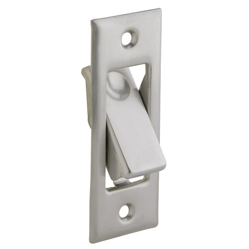 Ives 42B15 Brass Pocket Door Bolt Satin Nickel