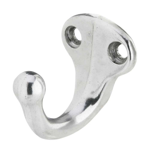 Ives 581A14 Aluminum Wardrobe Hook Bright Nickel 581A14
