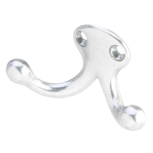 Ives 582A-W Aluminum Wardrobe Hook White 582A-W