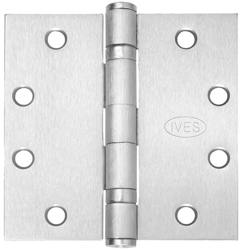 Ives 5BB1 4.0X4.0 613 5-Knuckle Ball Bearing Hinge Standard Weight 4 x 4 Oil Rubbed Bronze Finish 5BB1 4.0X4.0 613