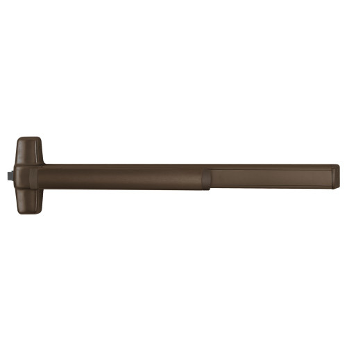 Von Duprin QEL98L-03-F 3 313 RHR Grade 1 Rim Exit Device 36 Fire Rated Classroom Less Dogging Motorized Latch Retraction 03 Lever 1-1/4 Mortise & Rim Dark Bronze Anodized Aluminum Finish Right-Hand Reverse