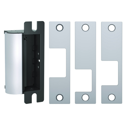 HES 1006CDB-630 Fail Secure Complete 12/24VDC Electric Strike HM and AD Faceplates Satin Stainless Steel