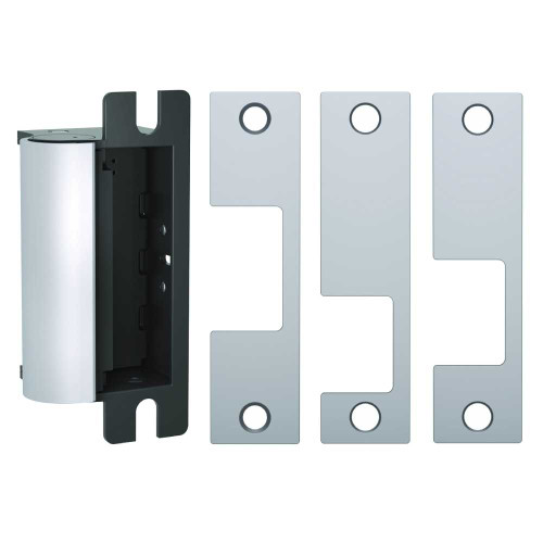 HES 1006CDB-F-630 Fail Safe Complete 12/24VDC Electric Strike HM and AD Faceplates Satin Stainless Steel Finish 1006CDB-F-630