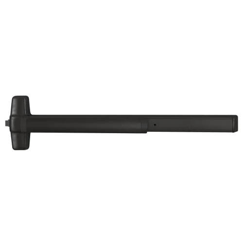 Von Duprin RX98K-BE 4 315 Grade 1 Rim Exit Device 48 Length Classroom Hex Key Dogging Request to Exit Knob with Blank Escutcheon Black Anodized Aluminum Finish Non-Handed RX98K-BE 4 315