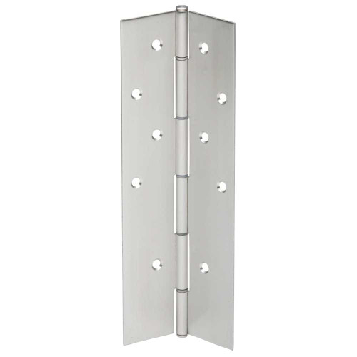 Ives 700 99 US32D Stainless Steel Continuous Pin and Barrel Hinge Full Mortise 1/8 Inset 99 Satin Stainless Steel Finish Non-Handed 700 99 US32D