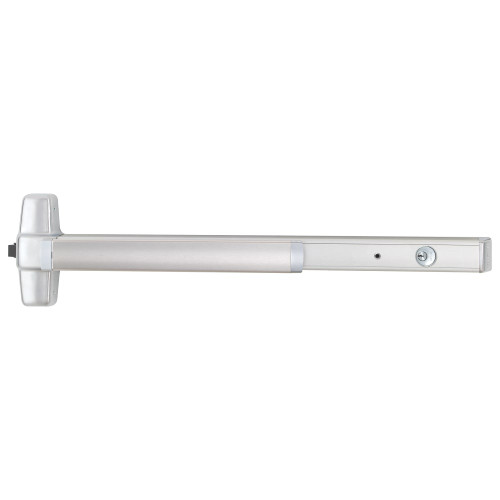 Von Duprin CXA98L-BE-03 4 32D LHR Grade 1 Delayed Egress Exit Device 48 Classroom Less Dogging Delayed Egress 03 Lever with Blank Escutcheon 1-1/4 Mortise & Rim Satin Stainless Steel Finish Left-Hand Reverse