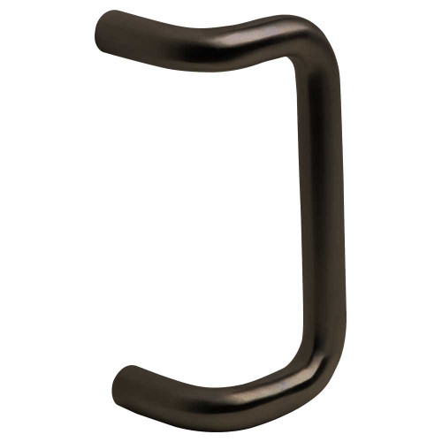 Ives 8190HD-0 643E/716 O Offset Door Pull 90 Deg ADA Compliant 1 Round 10 CTC 3-1/4 Projection Decorative Through Bolt Antique Bronze Finish 8190HD-0 643E/716 O