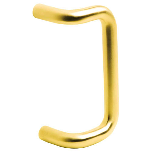 Ives 8190HD-0 US3 Offset Door Pull 90 Deg 10 CTC 1 Diameter 2-1/2 Clearance Bright Brass 8190HD-0 US3
