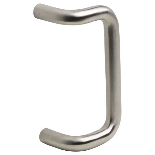 Ives 8190HD-8 US32D O Offset Door Pull 90 Deg 8 CTC 1 Diameter 2-1/2 Clearance Type O Mounting Satin Stainless Steel 8190HD-8 US32D O