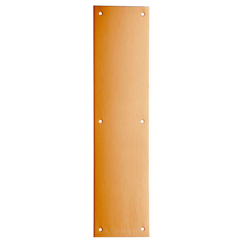 Ives 8200 US10 3x12 Push Plate 3 x 12 Satin Bronze